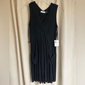 Black Calvin Klein Dress with Pockets